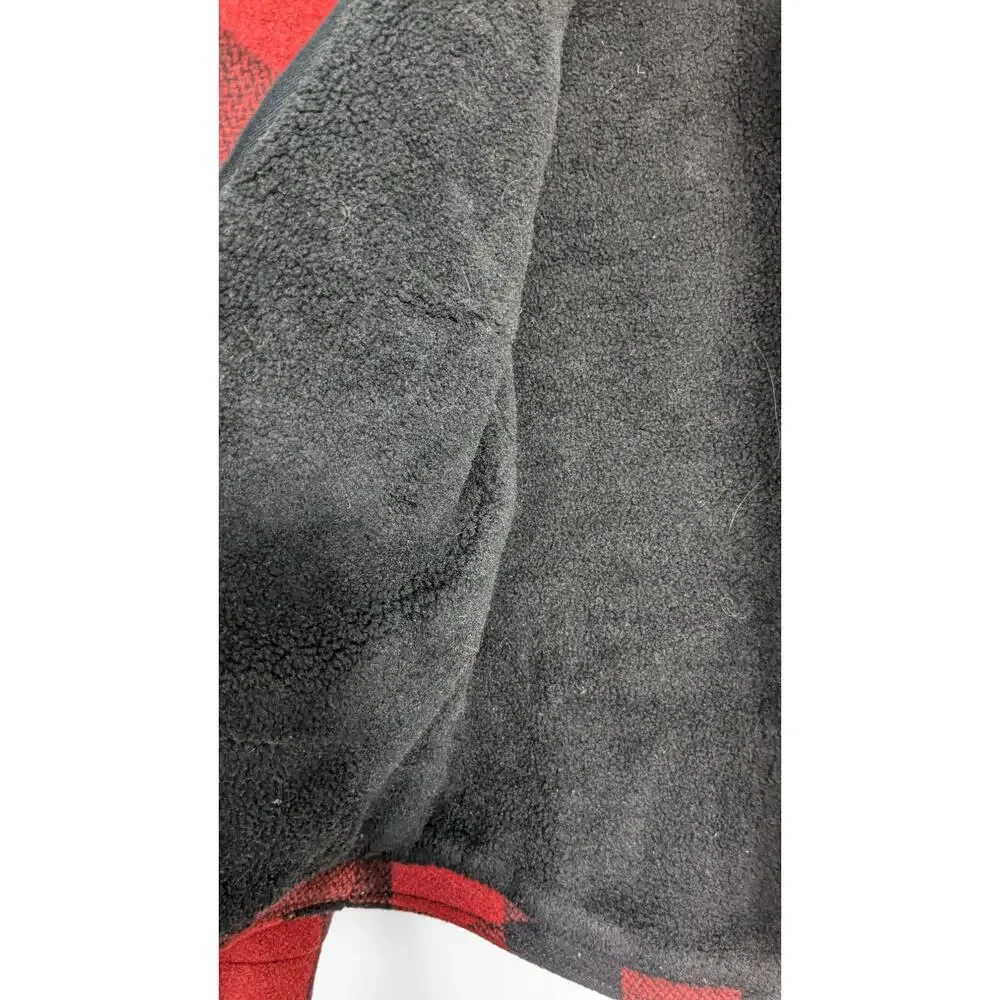 J. Crew Plaid Sherpa Lined Wool Blend Coat